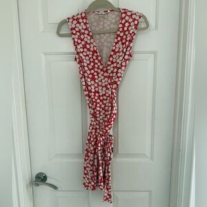 Diane von Fürstenberg Vintage Silk Daisy wrap dress